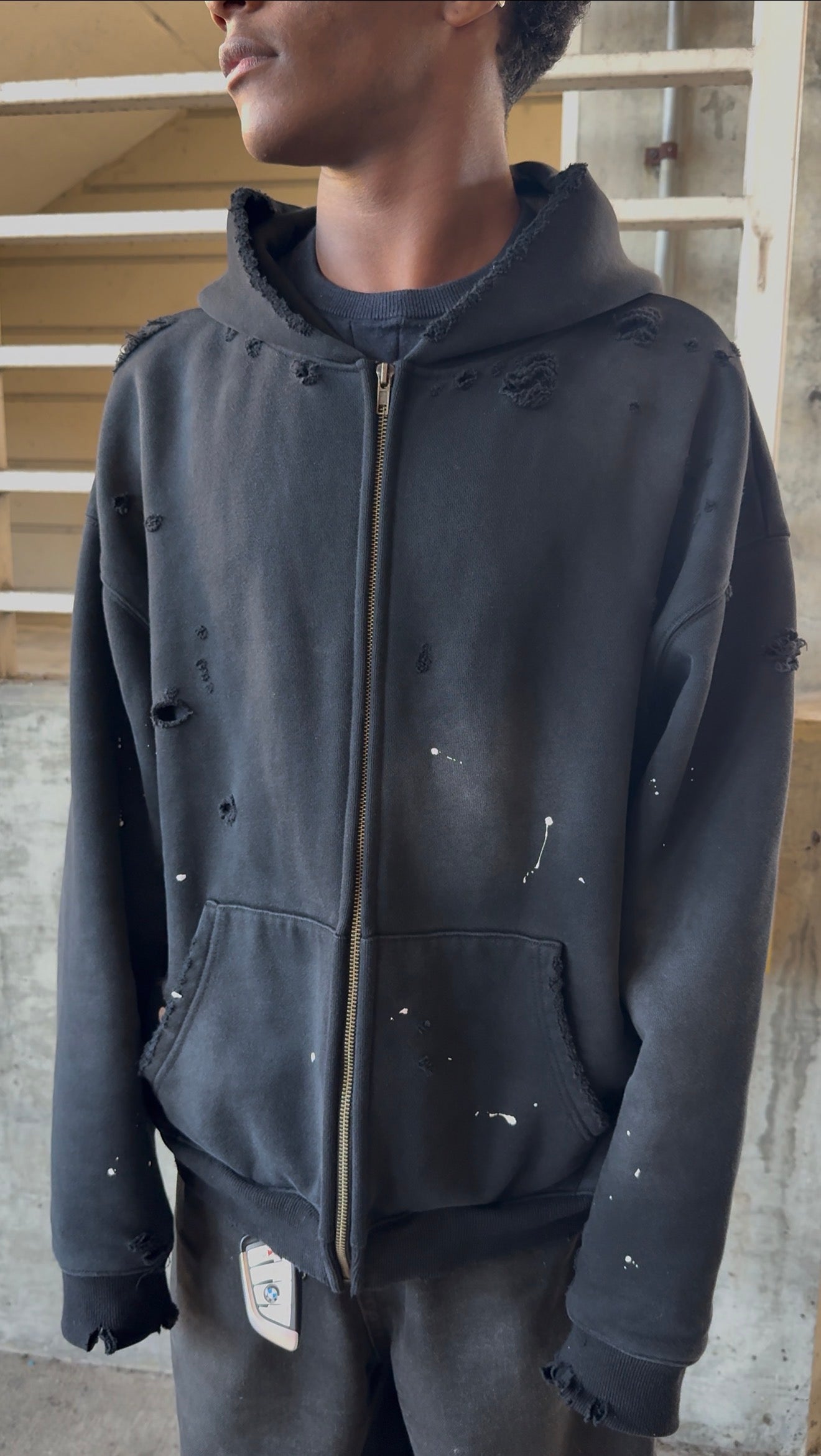 “Distressed” Hoodie