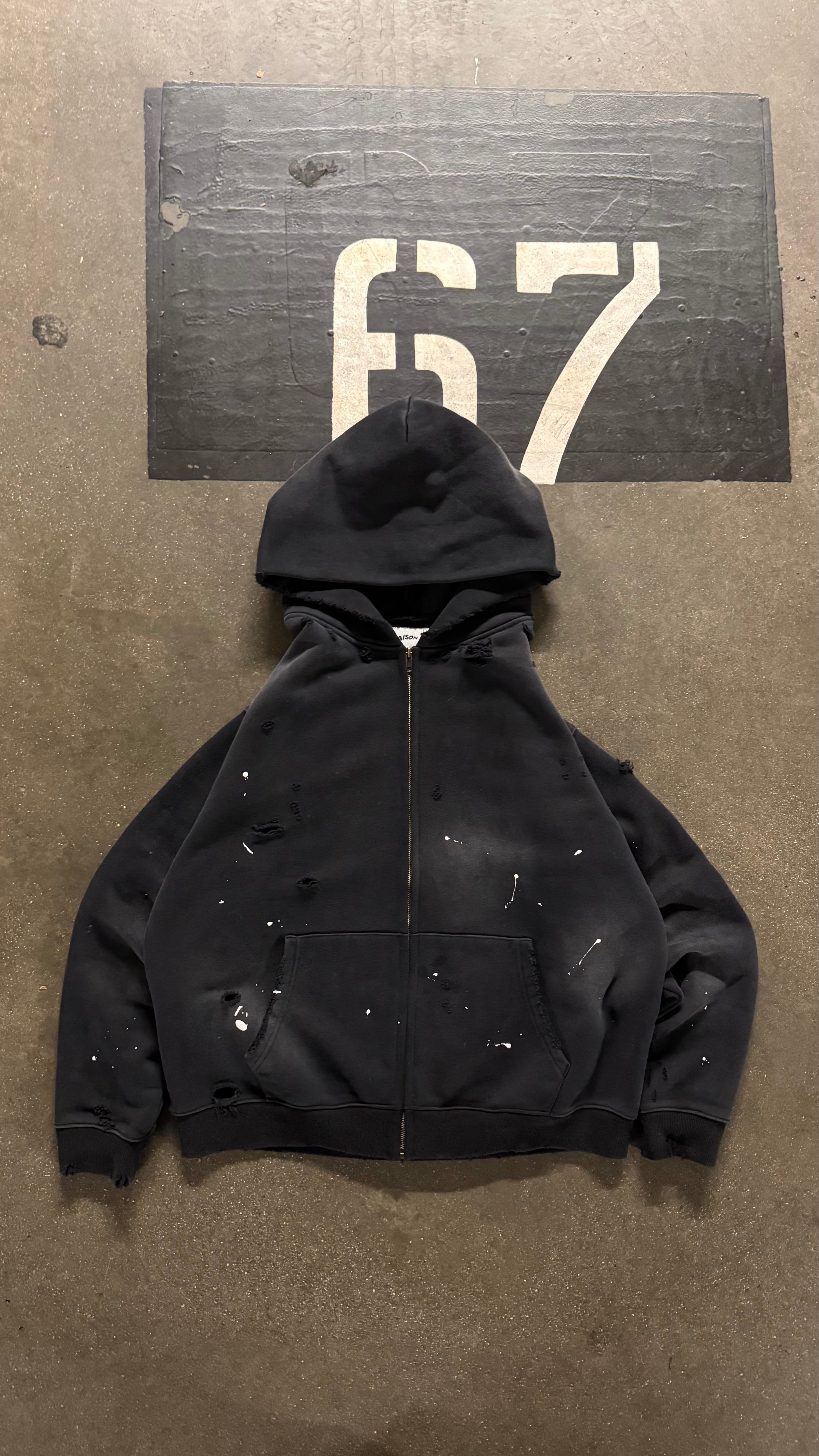 “Distressed” Hoodie
