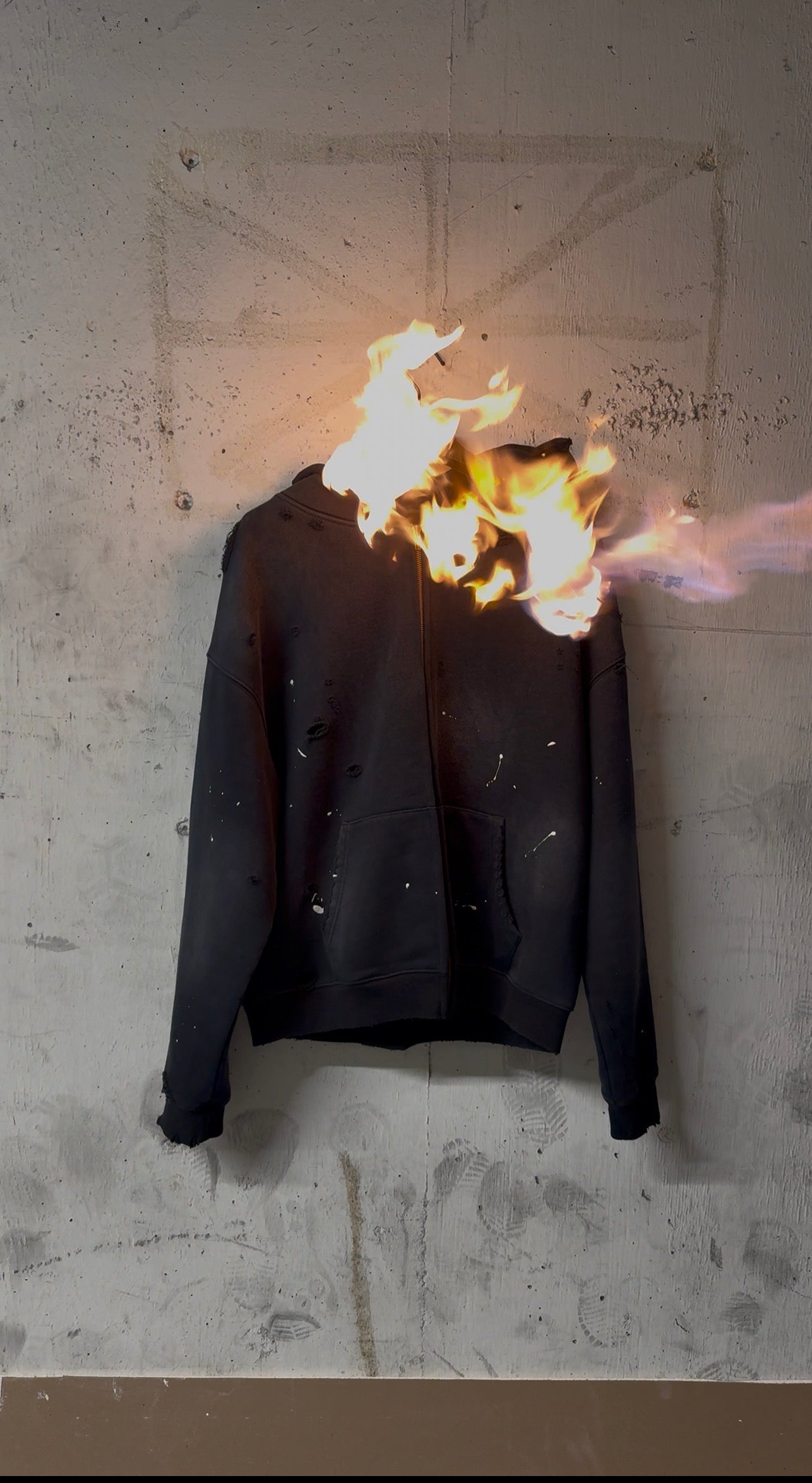 “Distressed” Hoodie